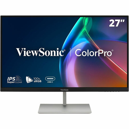 ViewSonic VP2766-2K 27 Inch 1440P ColorPro Monitor, IPS Display with 90W USB-C, 100% sRGB Pantone Validated, and 120Hz for Creative Work, Graphic Design, and Video Editing
