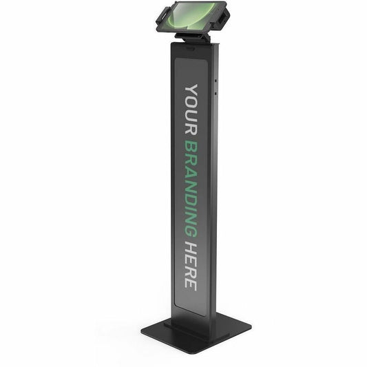 Universal Tablet Cling Extreme, Brandable Floor Stand - Black