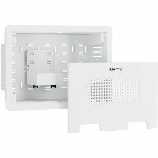 Tripp Lite series DMINWALL Wall Mount for Monitor, HDTV, Media Box, Media Player, Server, Router, Gaming Console, Flat Panel Display - White