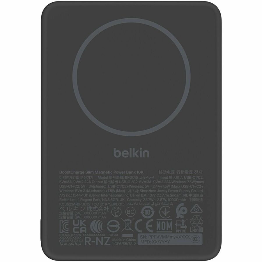 Belkin BoostCharge Slim Magnetic Power Bank 10K