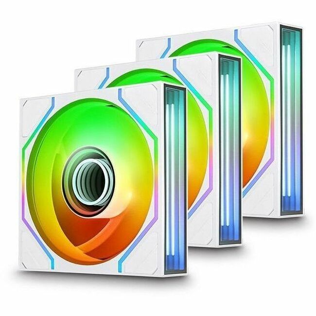 Thermaltake SWAFAN 140 EX INFINITY ARGB Sync PC Cooling Fan - Snow (3-Fan Pack) - 3 Pack