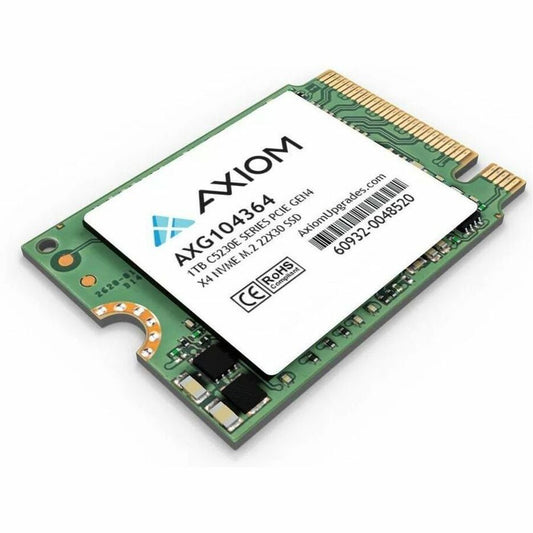 Axiom C5230e 1 TB Solid State Drive - M.2 2230 Internal - PCI Express NVMe (PCI Express NVMe 4.0 x4) - TAA Compliant