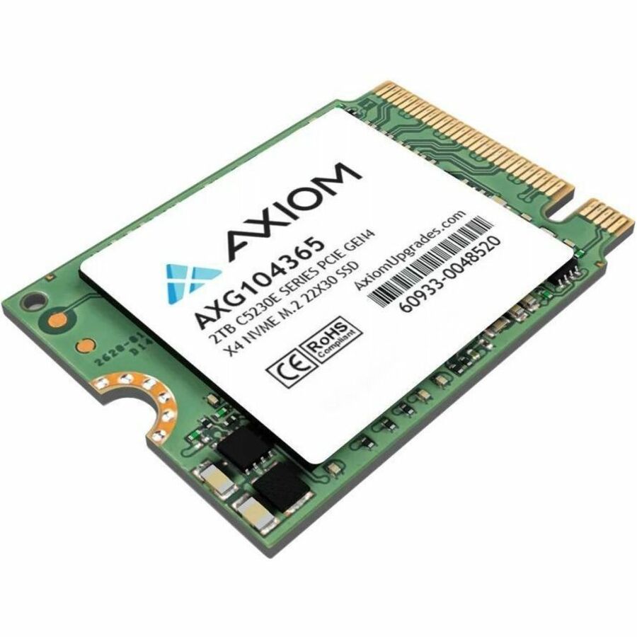 Axiom C5230e 2 TB Solid State Drive - M.2 2230 Internal - PCI Express NVMe (PCI Express NVMe 4.0 x4) - TAA Compliant