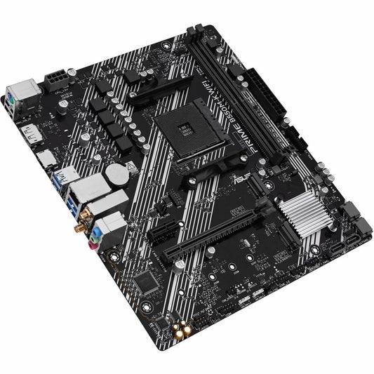 Asus Prime PRIME B550M-K WIFI Desktop Motherboard - AMD B550 Chipset - Socket AM4 - Micro ATX