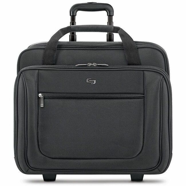 Solo New York Bryant Rolling Laptop Case for 17.3" Laptops, Black