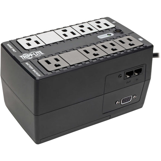 Tripp Lite by Eaton UPS 550VA 300W Standby UPS - 8 NEMA 5-15R Outlets 120V 50/60 Hz DB9 5-15P Plug Desktop/Wall Mount
