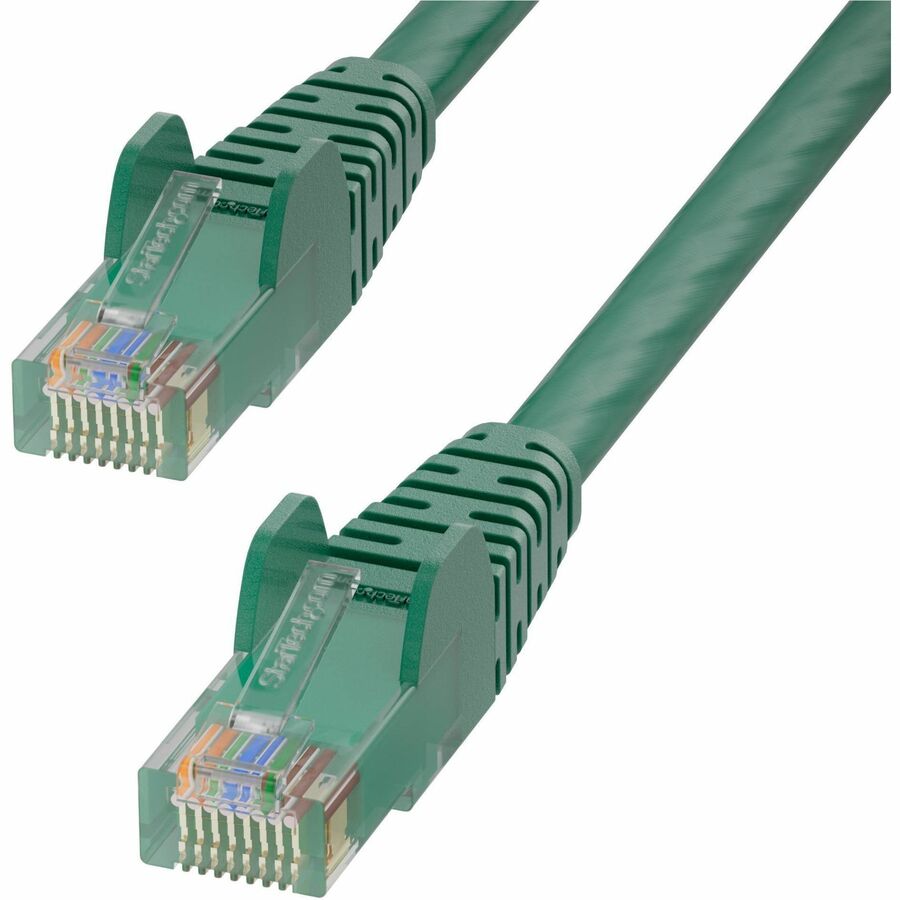 StarTech 100ft Green Cat6 Ethernet Cable, Snagless RJ45, UTP, 24AWG Bare Copper Wire, Network Patch Cord