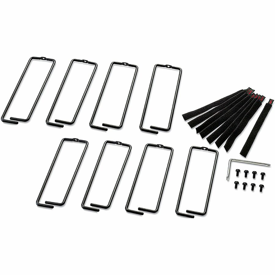 APC NetShelter Cable Management, Vertical Cable Manager, Rings, for NetShelter 750 and 800mm W Enclosures, Set of 8, 76 x 19 x 203 mm