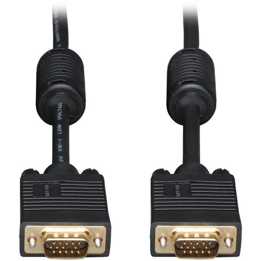 Eaton Tripp Lite Series VGA High-Resolution RGB Coaxial Cable (HD15 M/M), 50 ft. (15.24 m)